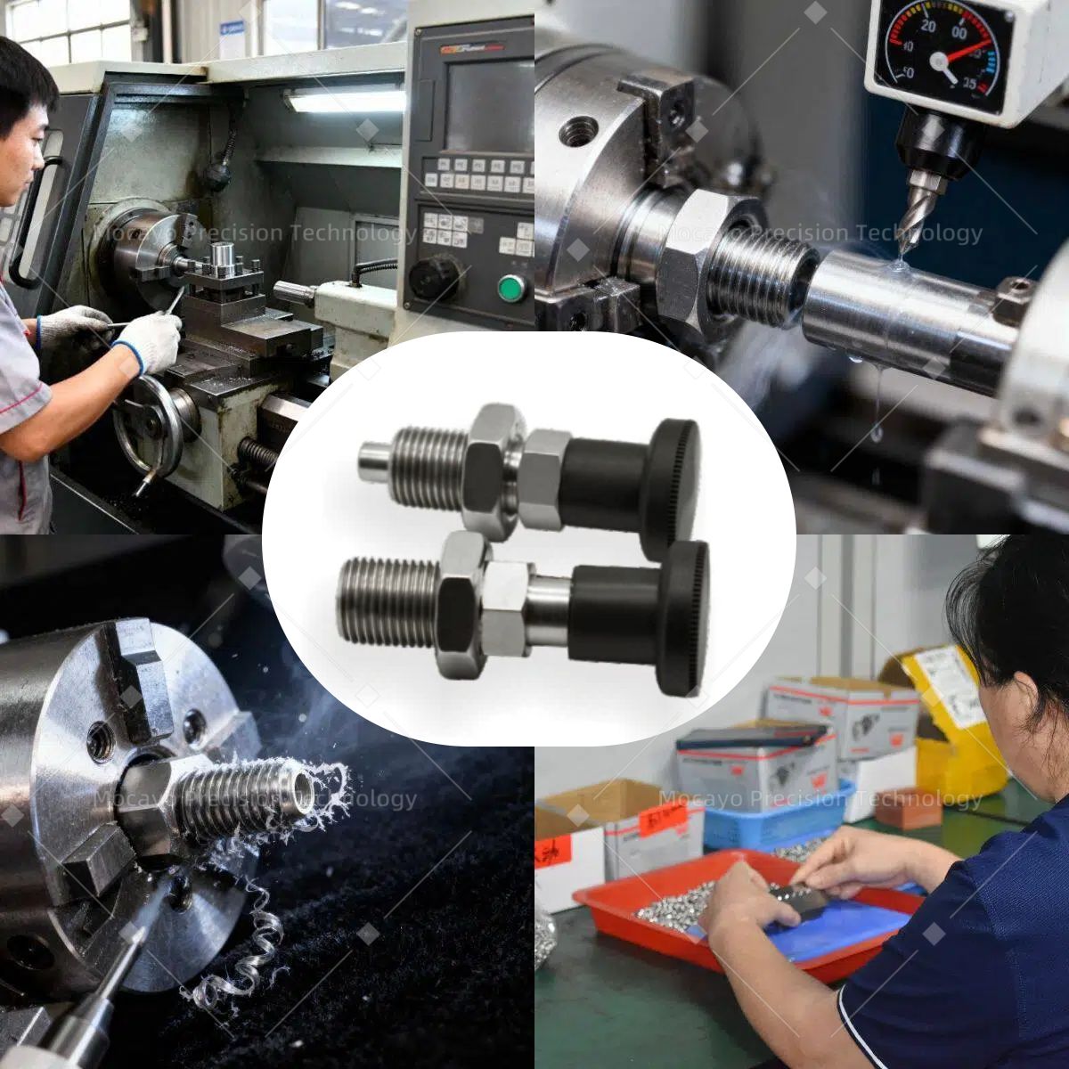 How does the indexing plunger withstand the vibrations of high-intensity production environments?
Answer:
Through an innovative spring mechanism combined with precision steel pins, the indexing plunger effectively resists vibration interference, ensuring